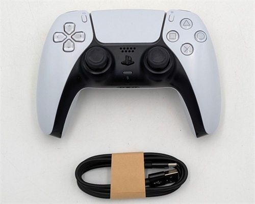 PS5 DualSense Controller - White - PS5 Accessories (C Grade) (Used)